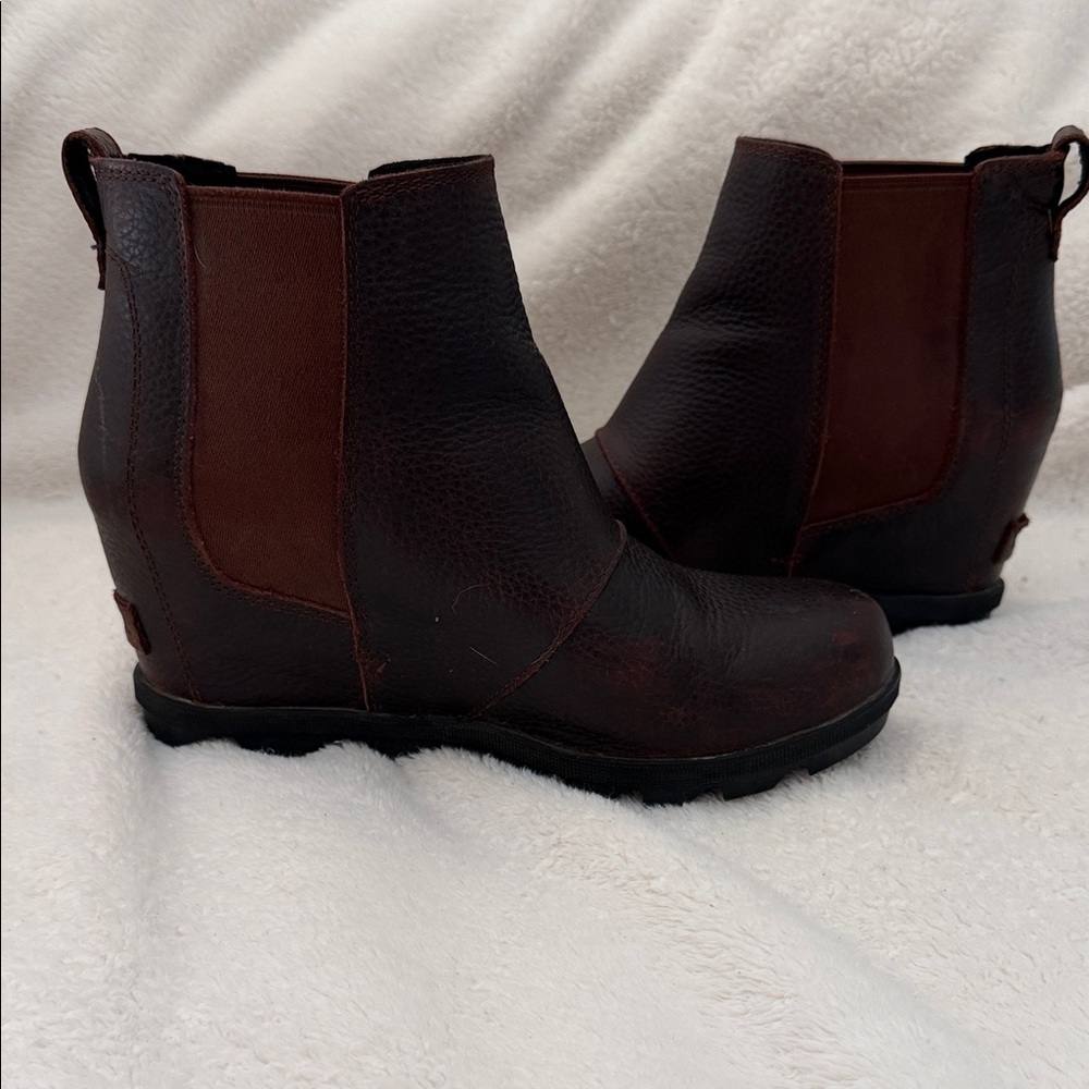 Sorel Women's Wedge Boots - Dark Brown